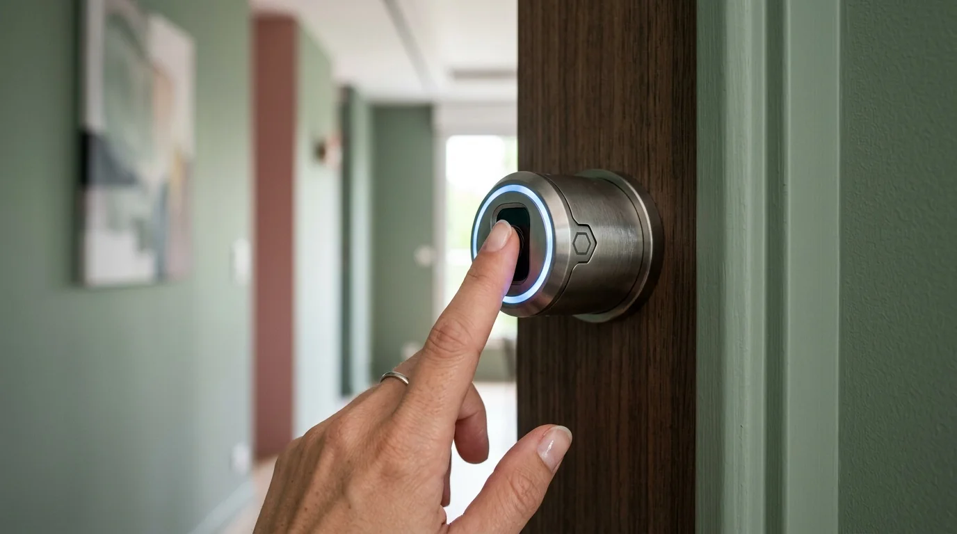 Serrure connectée smart lock à Saint-Gratien 95210 - cylindre NFC empreinte